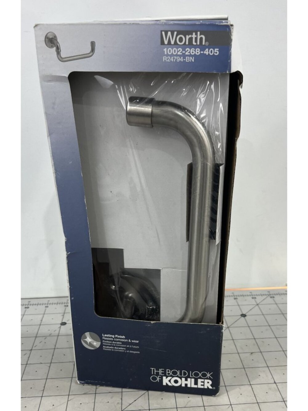 Kohler Worth Brushed Nickel Towel Arm 10” R24794-BN  New In Box